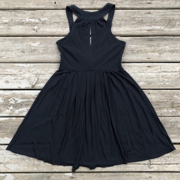 Old Navy Black Cocktail Soft T-shirt Dress sz S - Picture 3 of 6